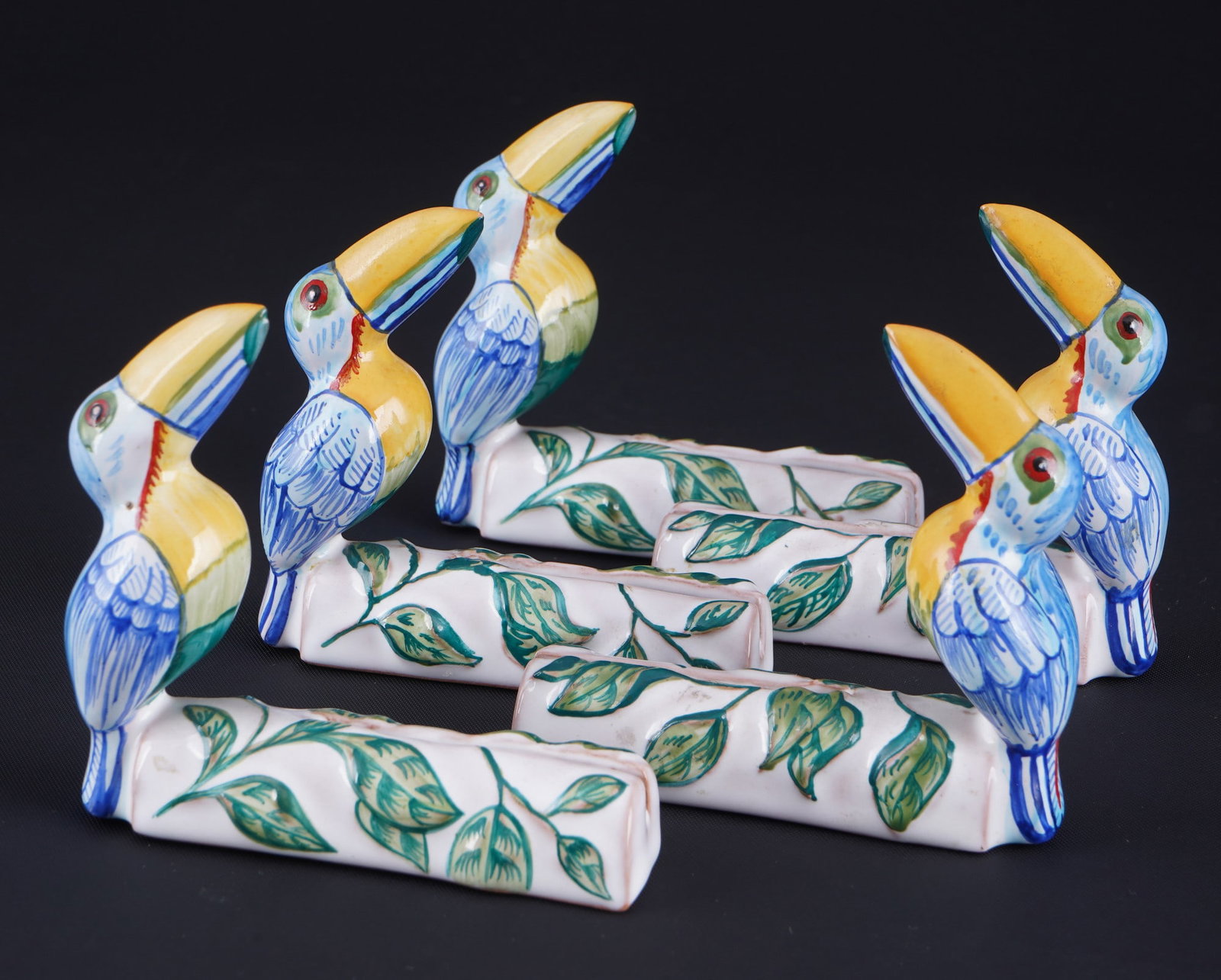 Hermes Paris Toucans 5 place card holders, (1 of 4)
