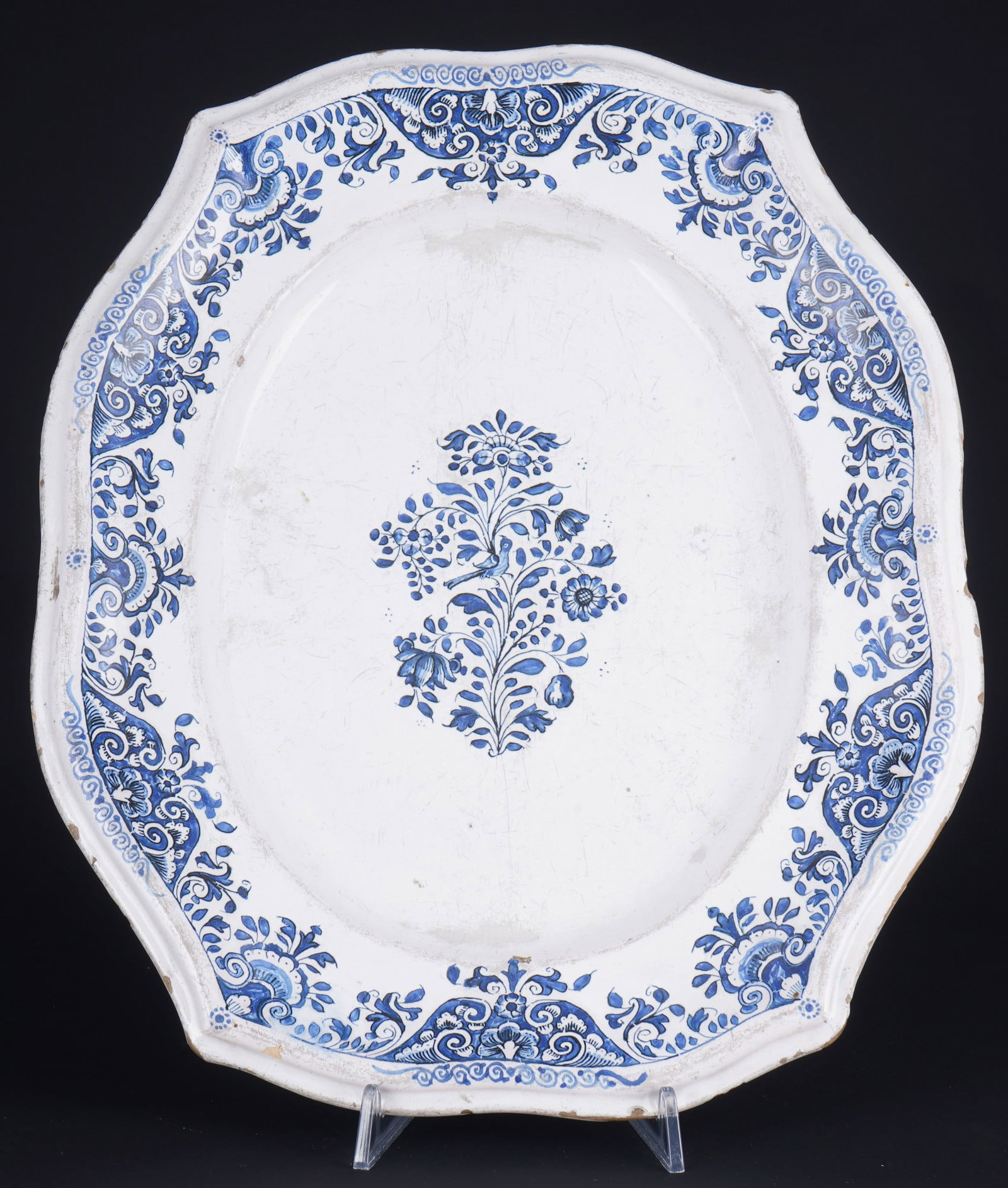 Faience plate, 18th century (1 of 5)