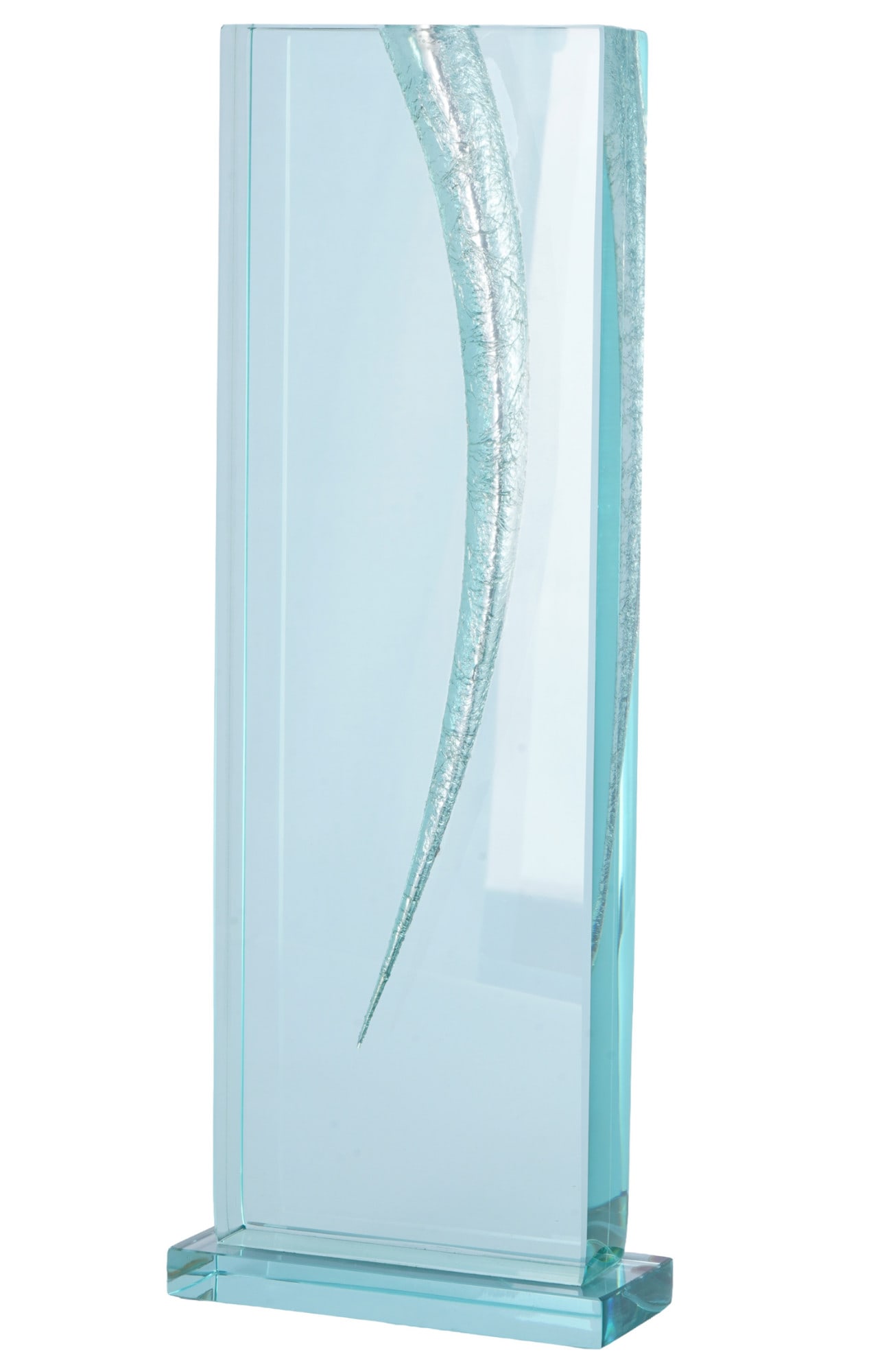 Luciano Vistosi (1931-2010) large glass sculpture as a glass vase, (1 of 8)