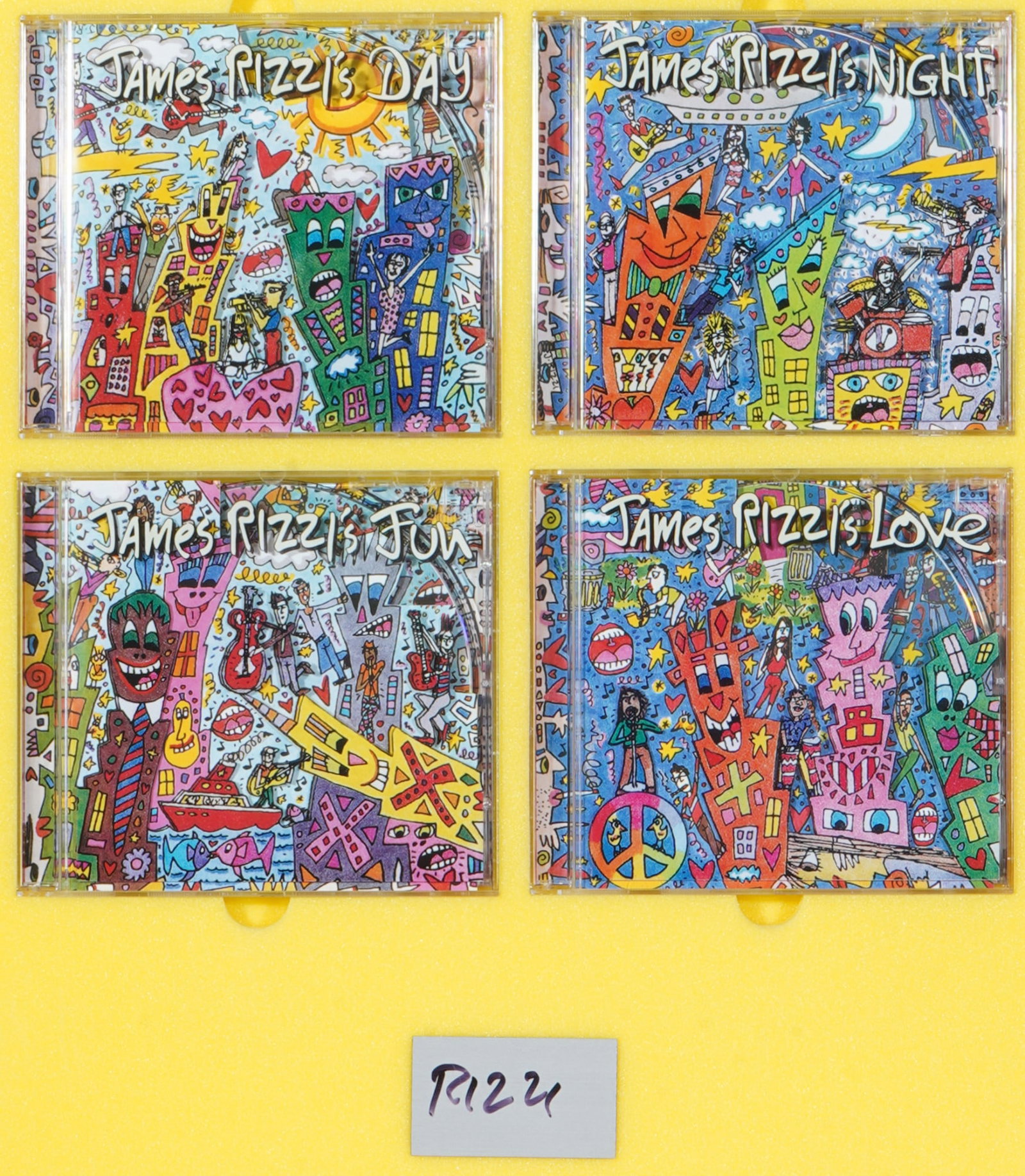 James RIZZI (1950-2011) picture object with 4 CDs, (1 of 8)