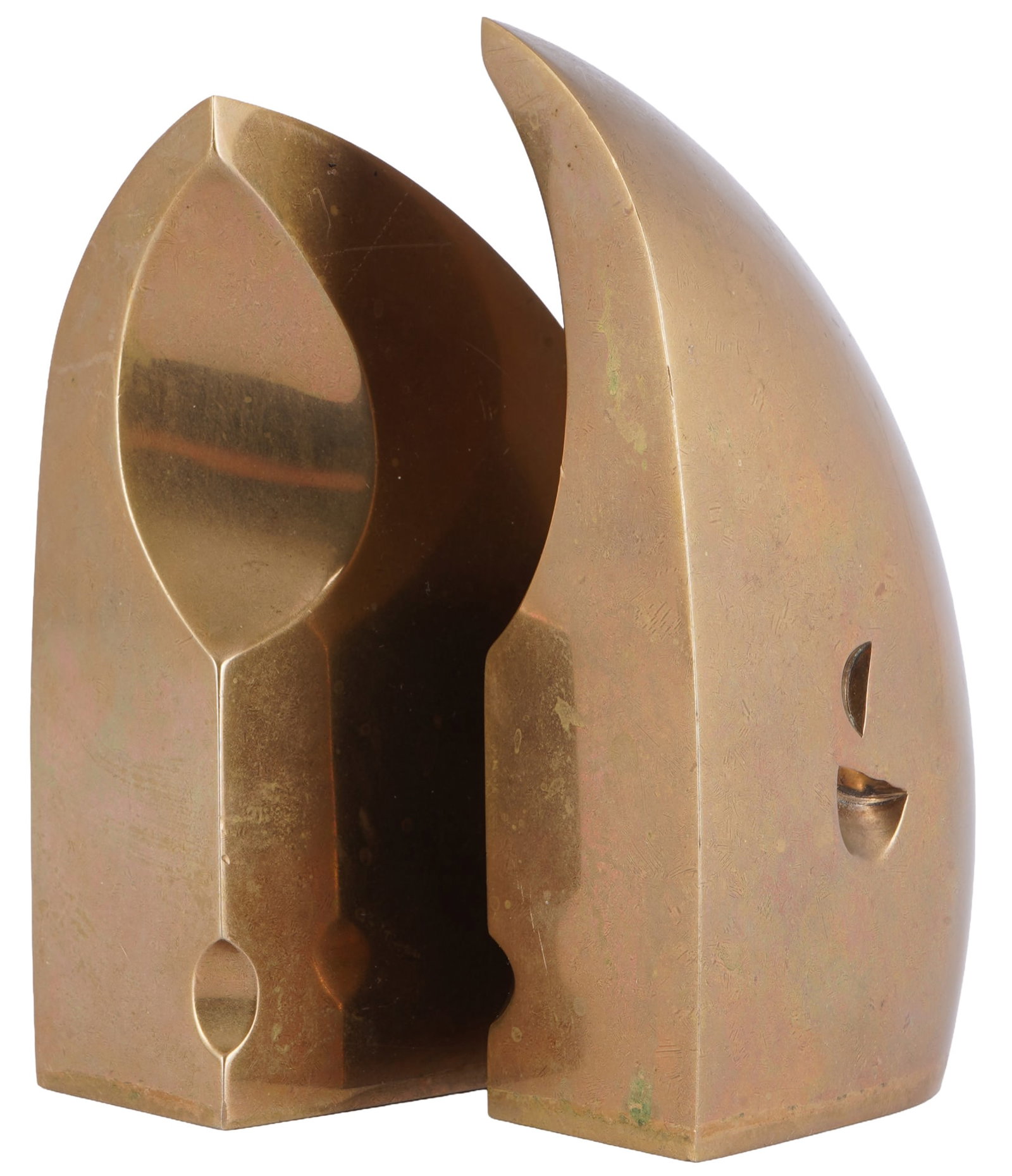 Gerd EDINGER (*1951) 2 large bronze XO Signs,: Bronzes, German artist from Duesseldorf, born 1951 in Sensweiler, large XO works, 1x monogrammed, 1x unmarked, H 12 cm and 11 cm