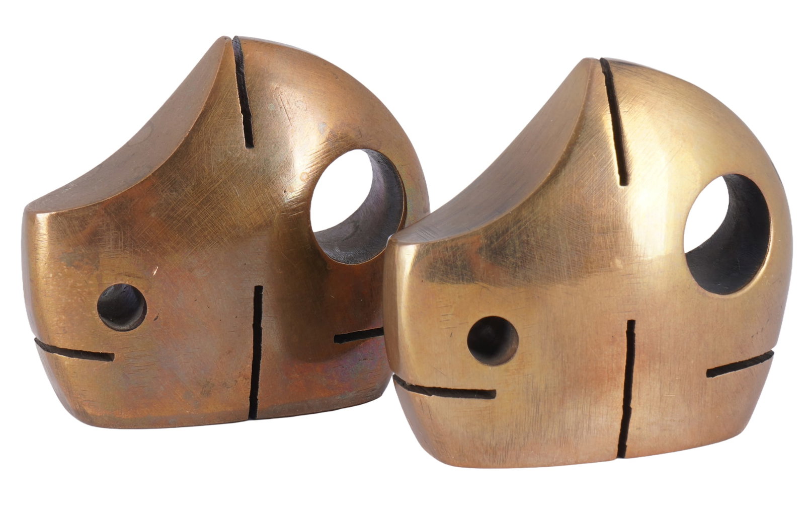 Gerd EDINGER (*1951) 2 bronze XO signs, (1 of 6)