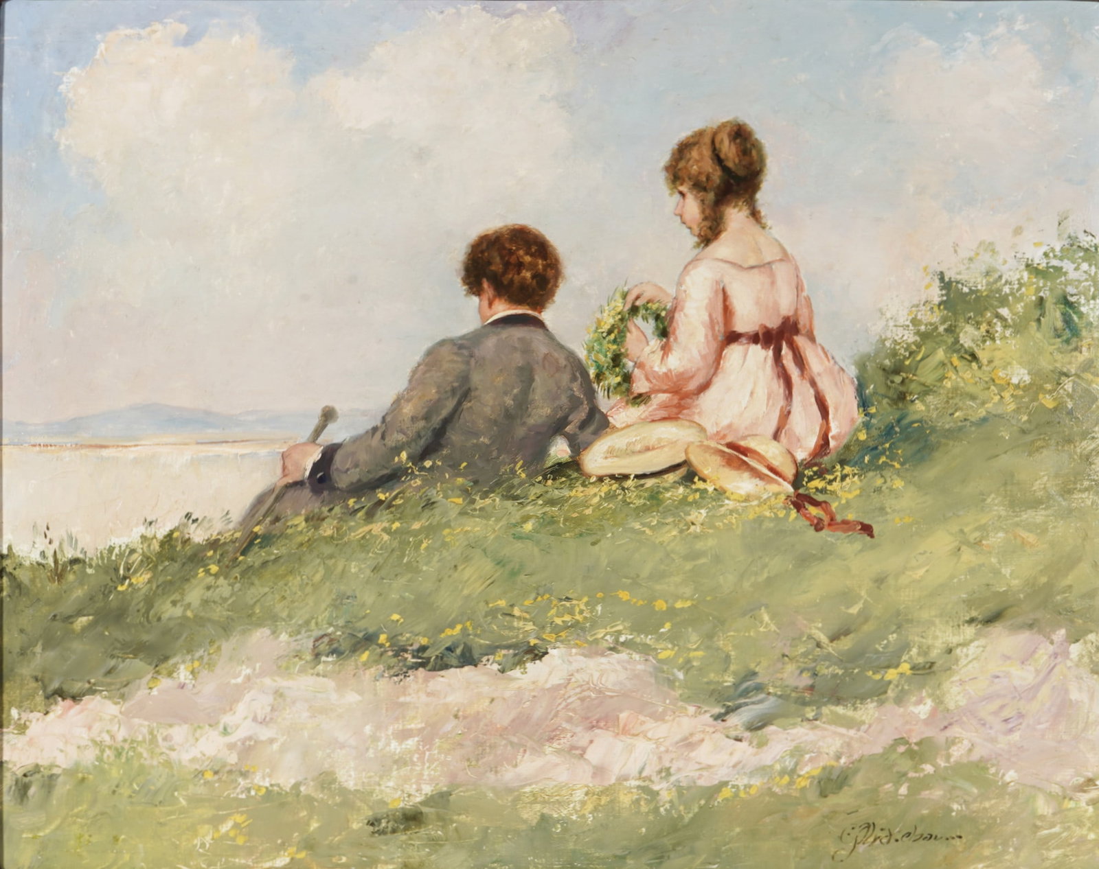 Carl PLueCKEBAUM (1880-1952) Springtime, (1 of 5)