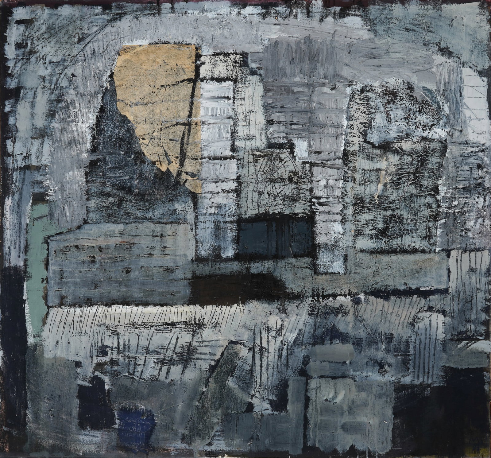 Martin Seidemann (*1950 Berlin) Structured 1993, (1 of 4)