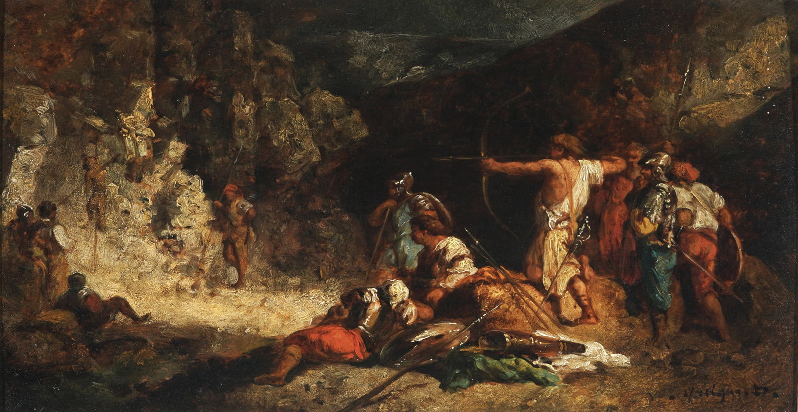 Jean Adrien GUIGNET (1816-1854) Archery, (1 of 5)