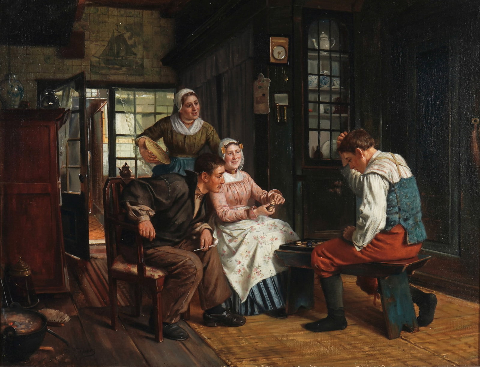 Otto Karl Kirberg (1850-1926) Game, (1 of 4)