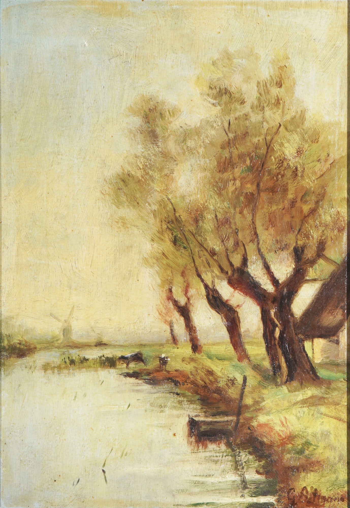 Gerhard ALTMANN (1877-1940) River Landscape, (1 of 4)