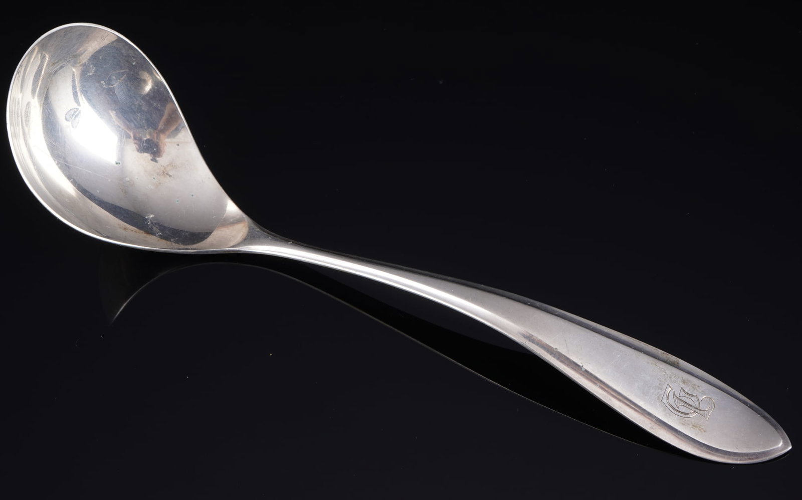 Netherlands 833 Silver Art Deco Fish Server with 2 Sauce Ladles - J.M. van Kempen & Zoon - 3