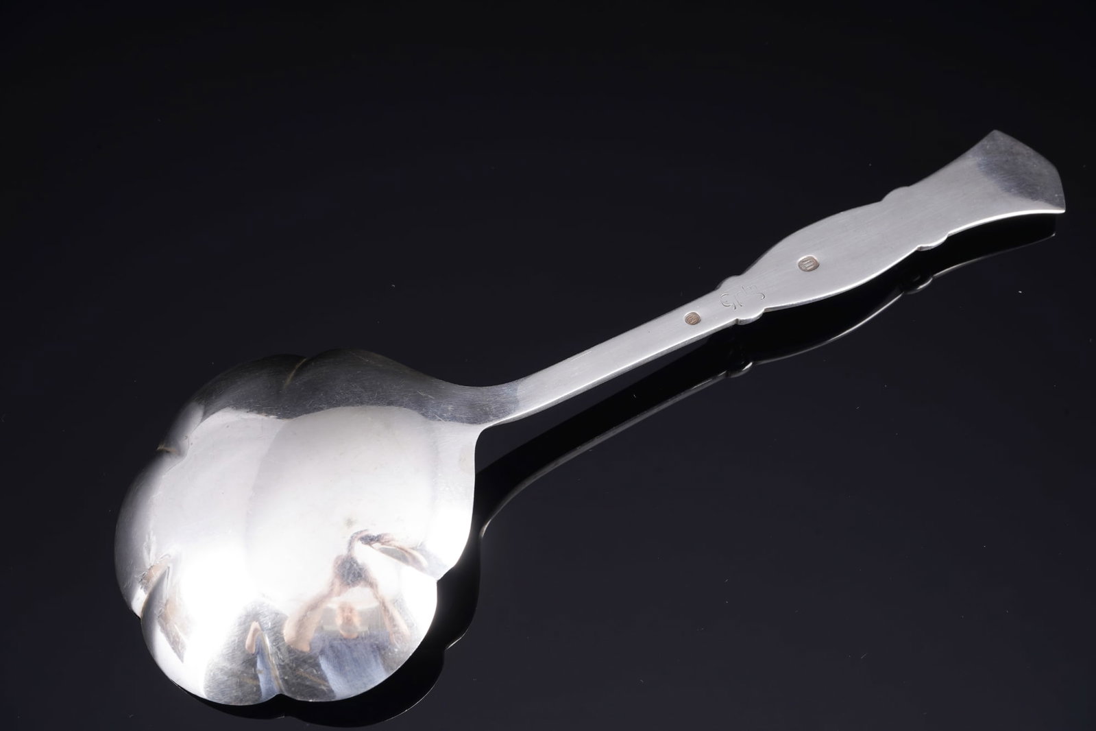 Denmark 830 silver large serving spoon from 1930 - Chr. F. HEISE, - 3