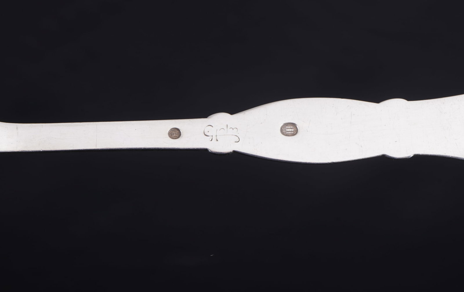 Denmark 830 silver large serving spoon from 1930 - Chr. F. HEISE, - 5
