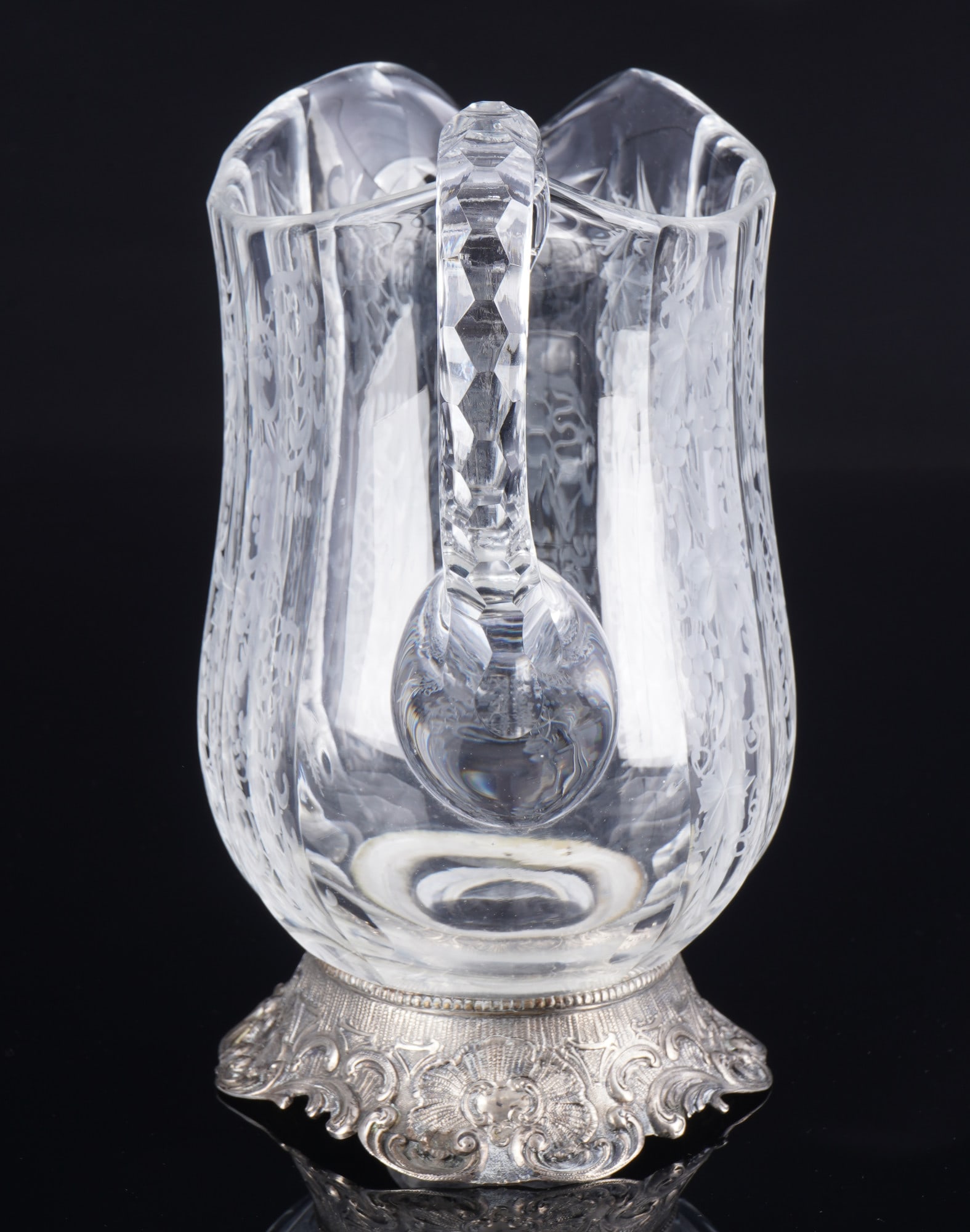 800 silver jug/pitcher, probably Hanau, J. D. Schleissner & Sons, - 4