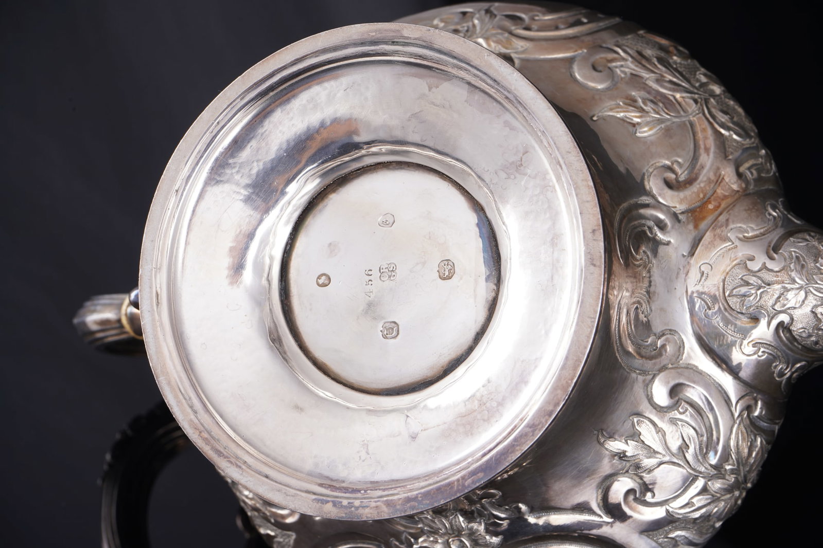 925 silver large teapot from 1848, Charles Reily & George Storer, - 6