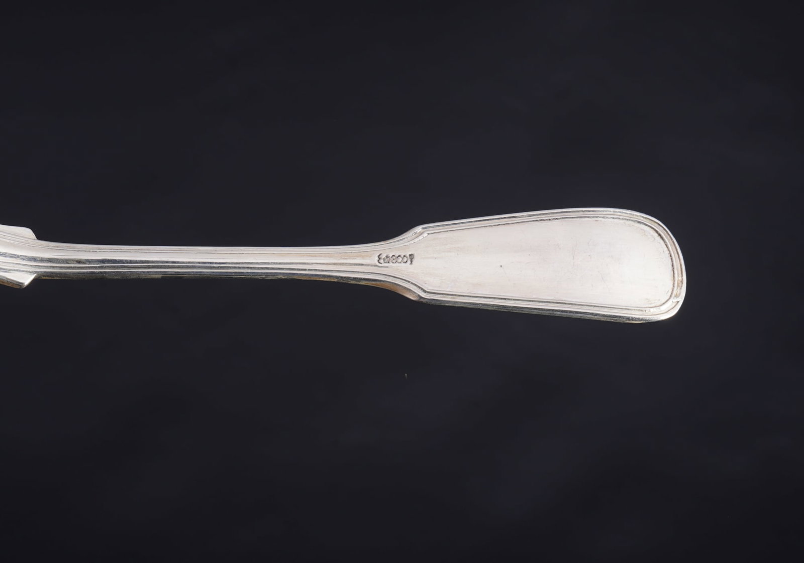 800 silver fish cutlery set for 2 people, - 4