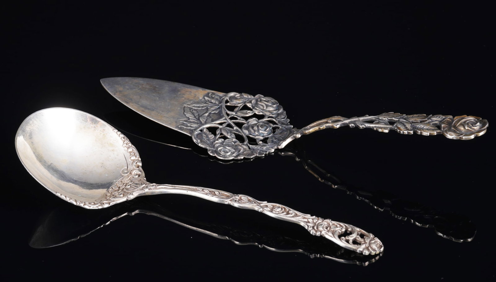 800-833 silver, 8-piece cutlery set - including pieces by J.M. van Kempen & Zoon, Adam Manns & Sohn, - 4