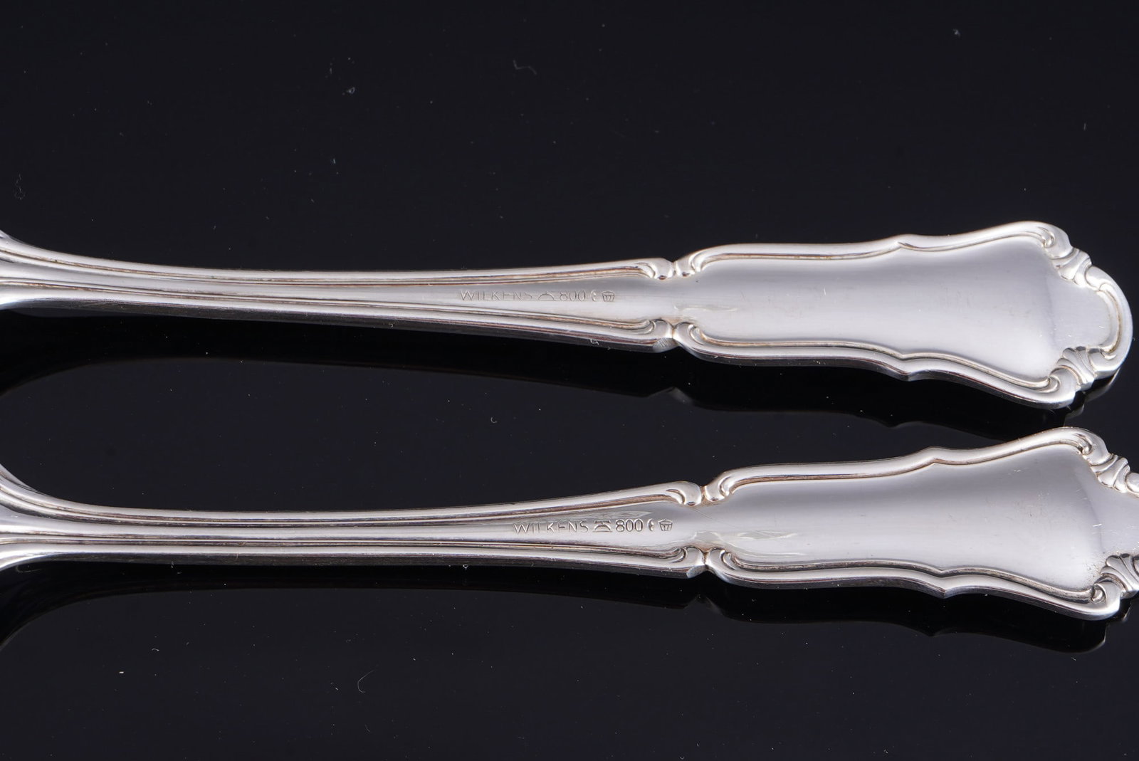 Wilkens Dresden Baroque 800 silver fish cutlery for 6 persons, - 7