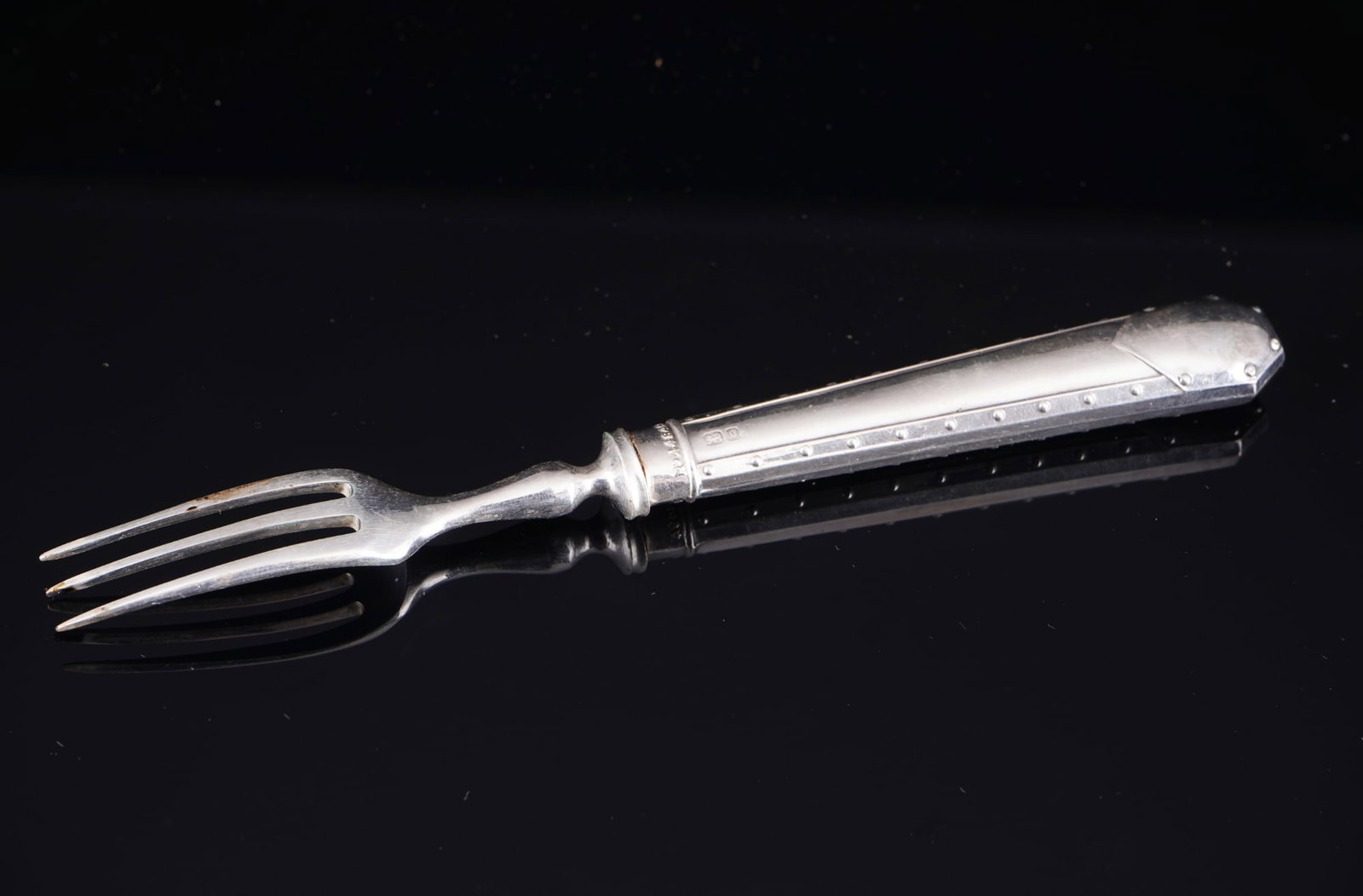 England, 925 silver fruit and dessert cutlery for 12 people, Henry Williamson - 6