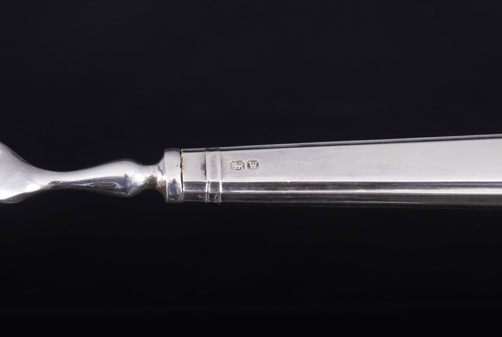 England, 925 silver fruit and dessert cutlery for 6 people, Robert Pringle & Sons - 4