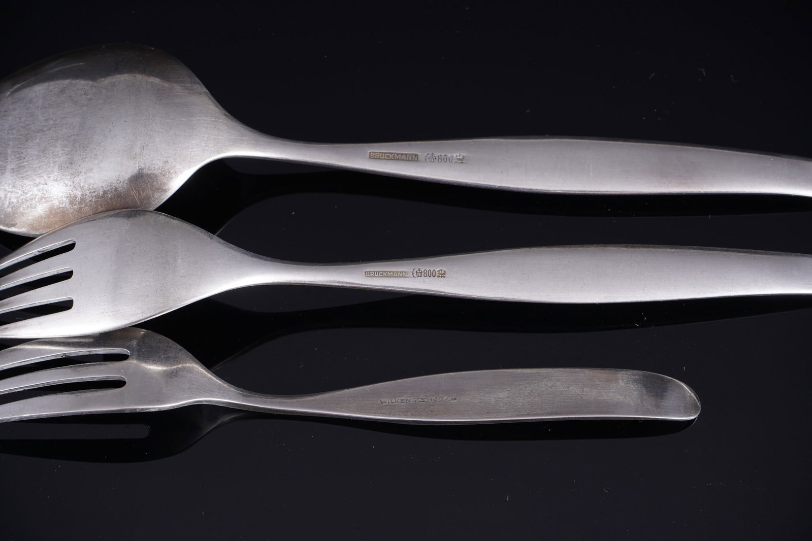 800 Silver 19-piece cutlery lot - Bruckmann & Wilkens, - 8