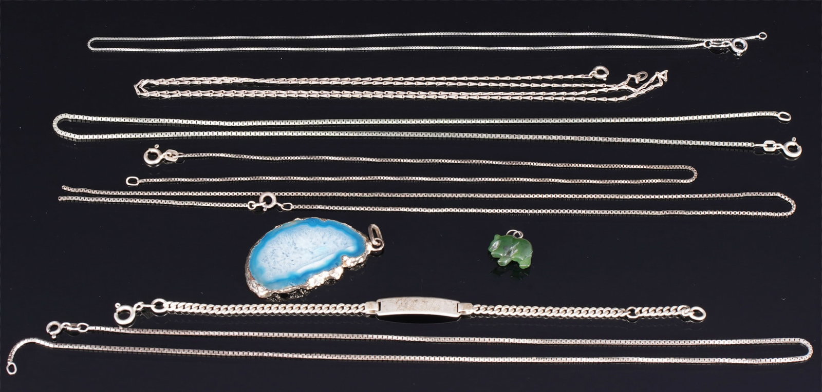 925 / 835 silver jewelry collection, (1 of 4)