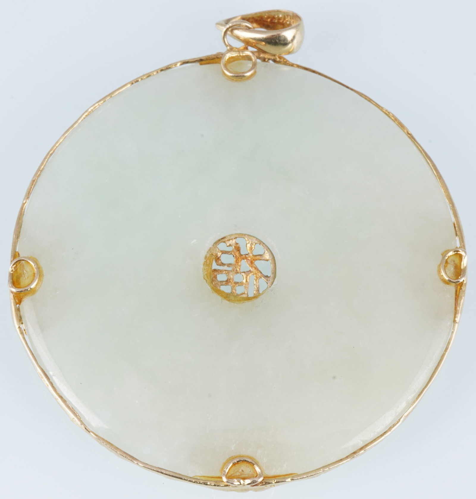 585 Gold Lucky Pendant - 2