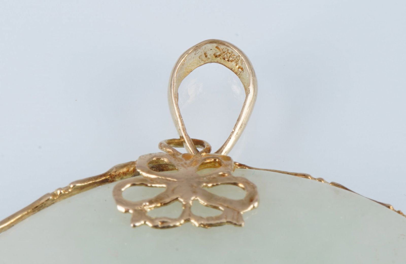 585 Gold Lucky Pendant - 4
