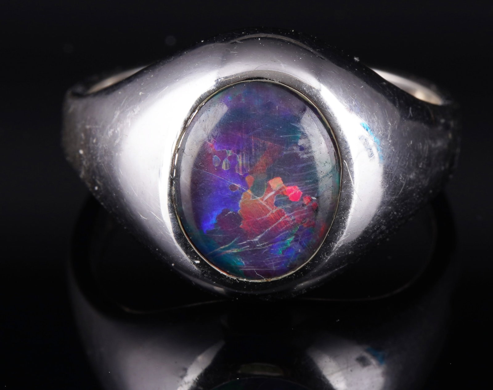 585 Gold Ring mit Opal, - 2