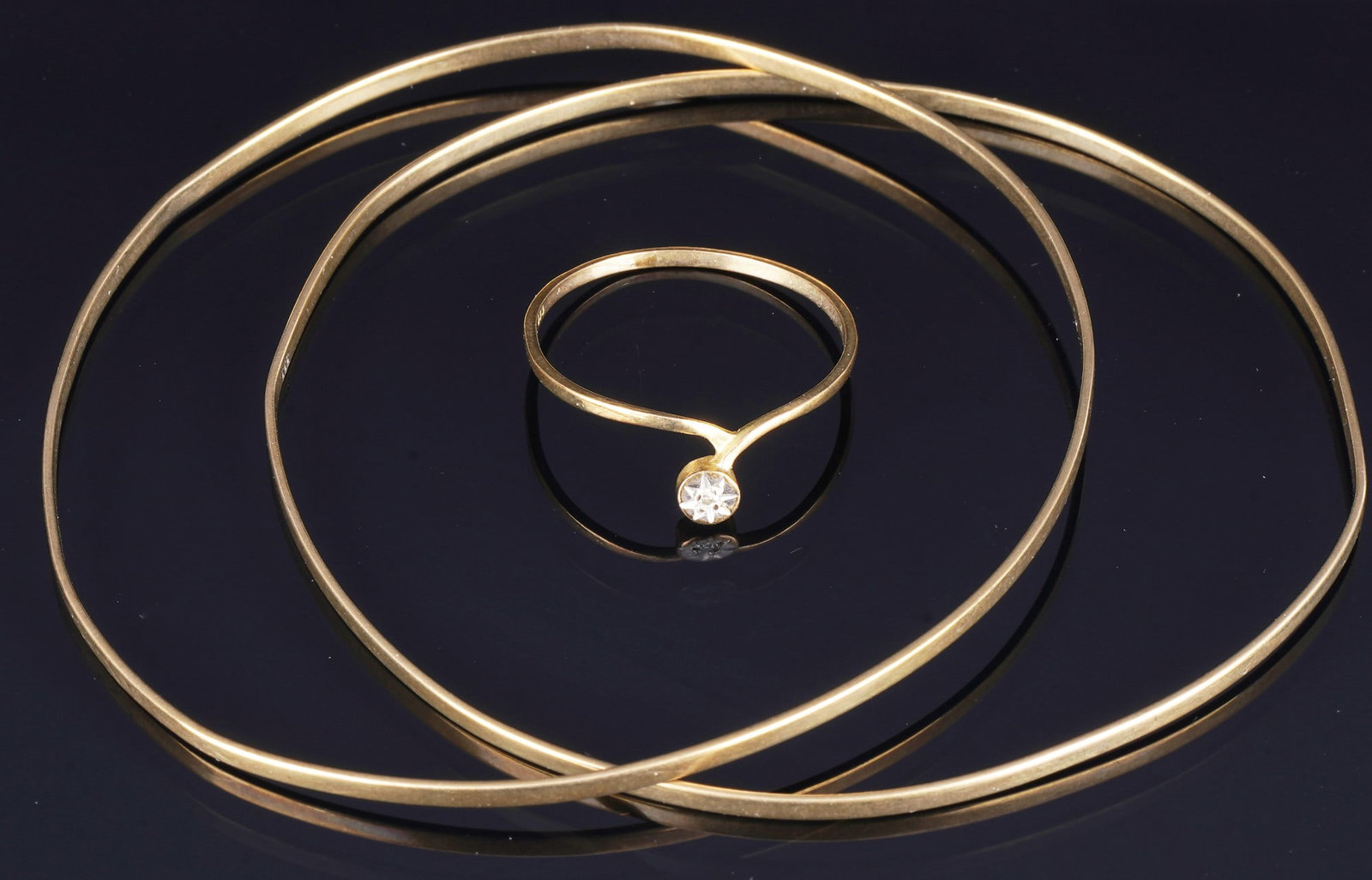 333 gold ring and 2 bangles (1 of 4)