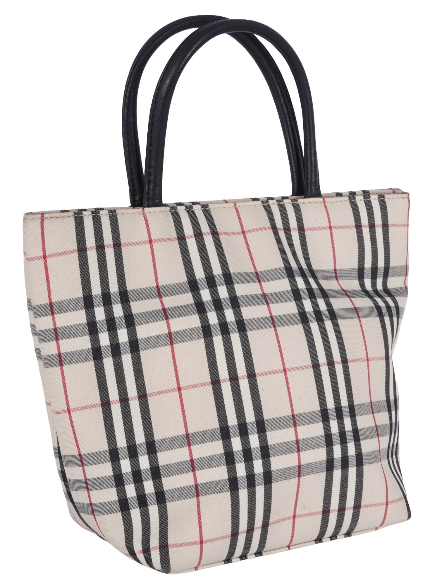 Burberry Nova Check Mini Tote Bag Handbag (1 of 5)