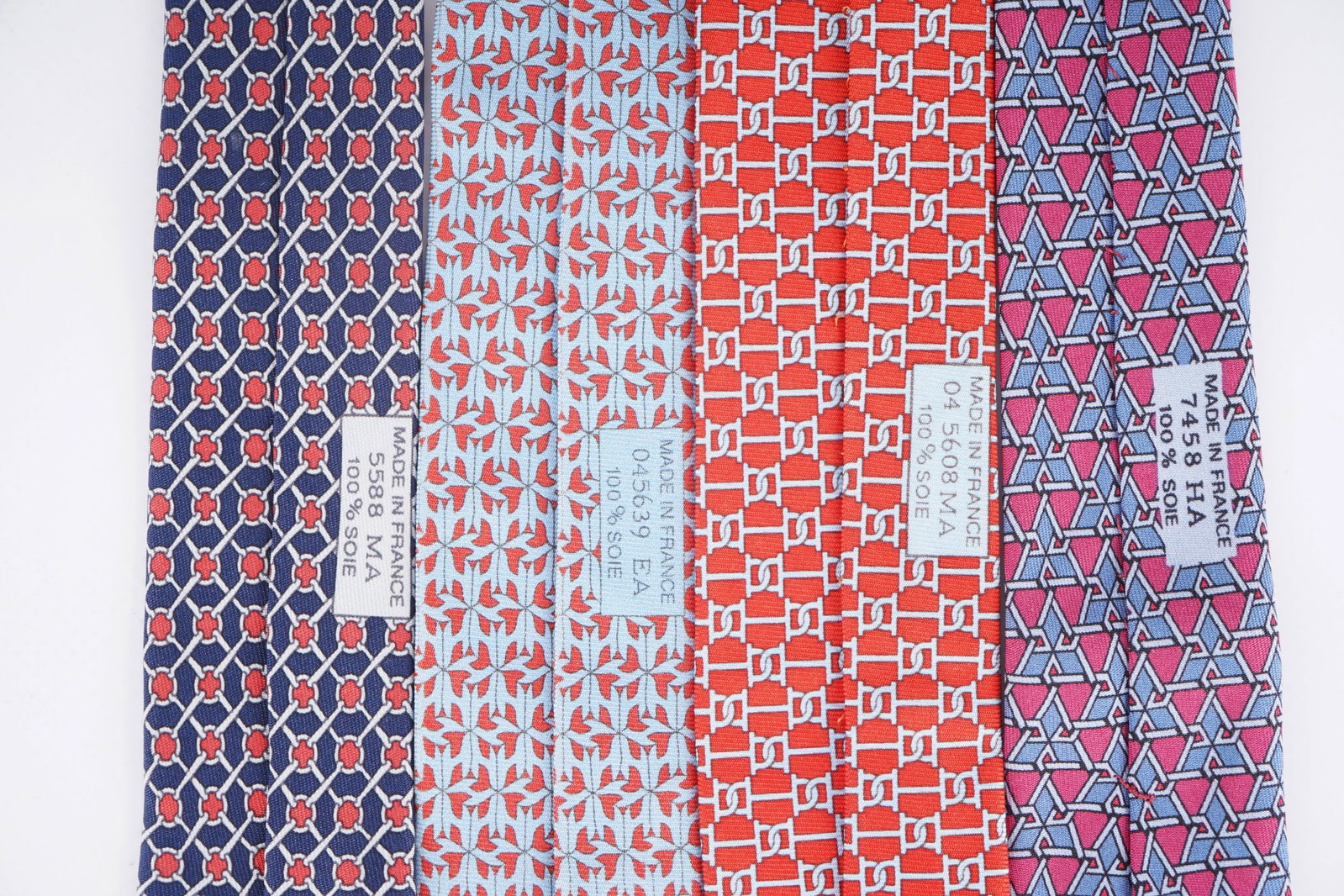 Hermes 4 assorted ties, - 6