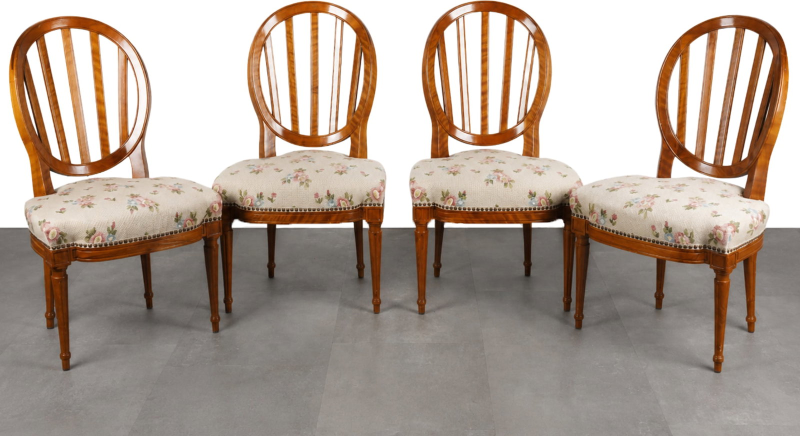Set of four Biedermeier chairs, (1 of 10)