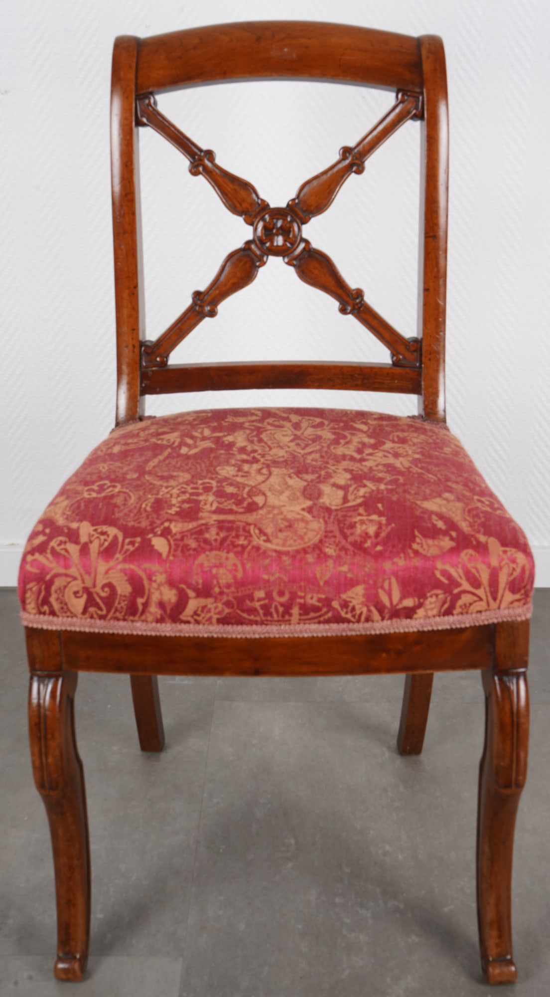 Set of four Biedermeier chairs, - 2