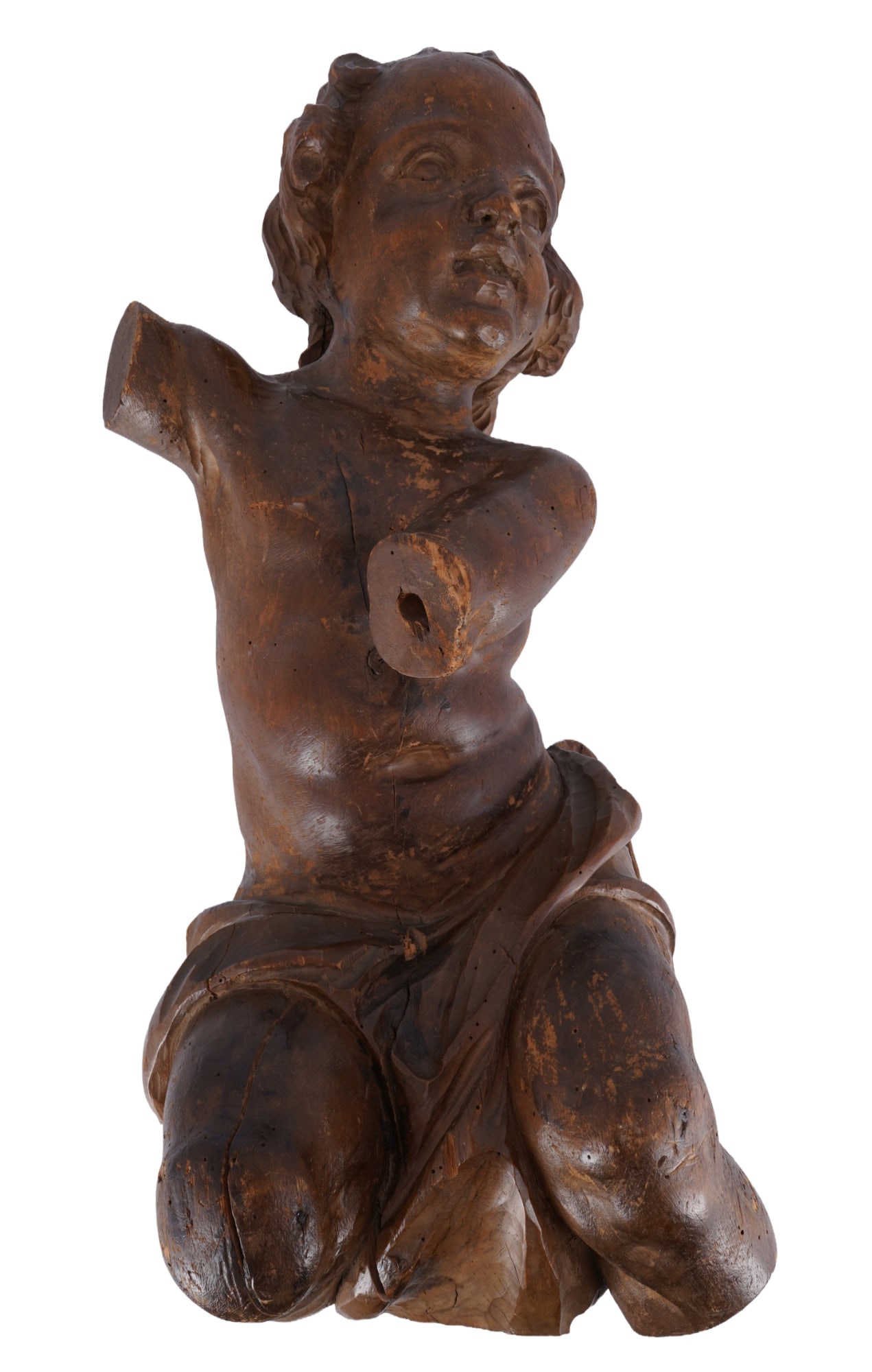 Large Baroque angel / putto, 18th century (1 of 6)