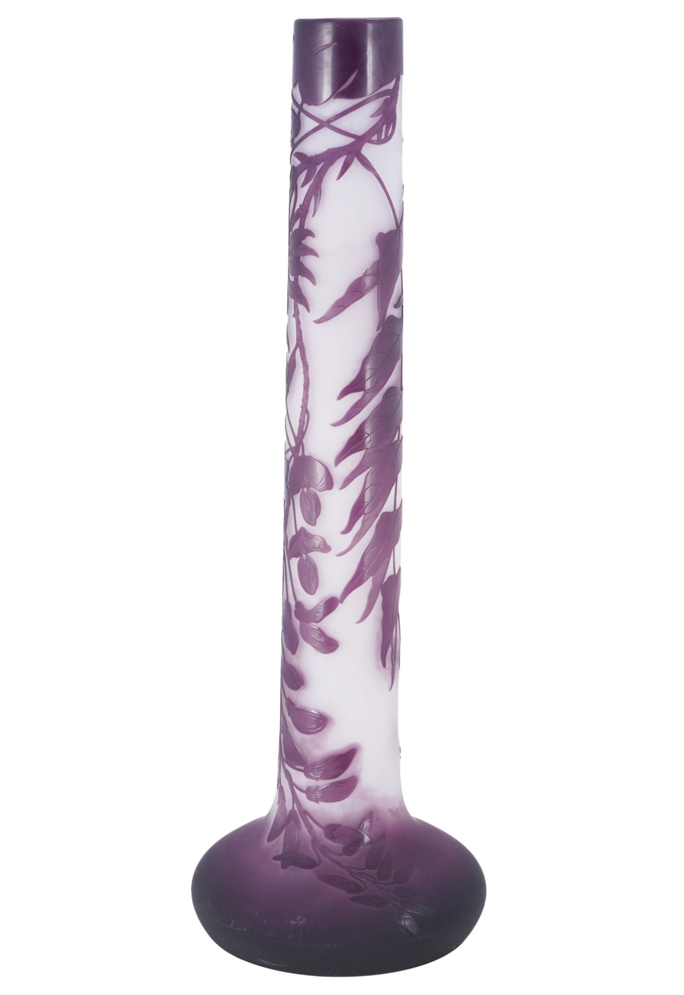 Emile Galle (1846-1904) huge Art Nouveau vase - H 58 cm, (1 of 6)