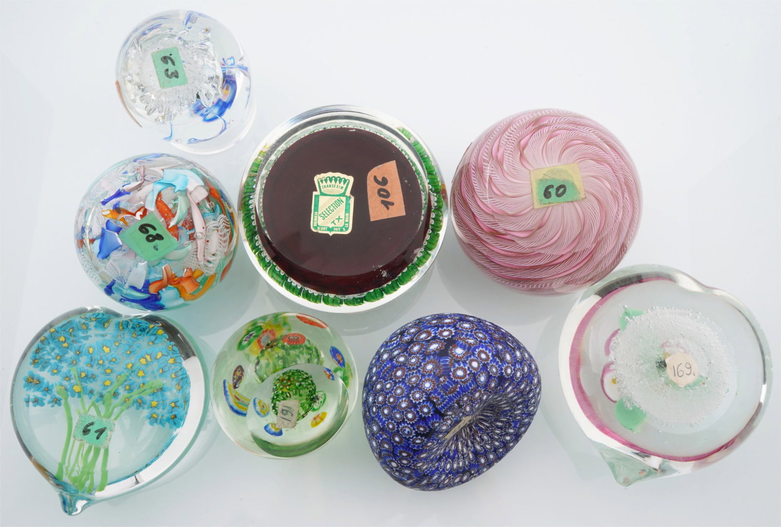 Murano Collection - 8 Paperweights - 7