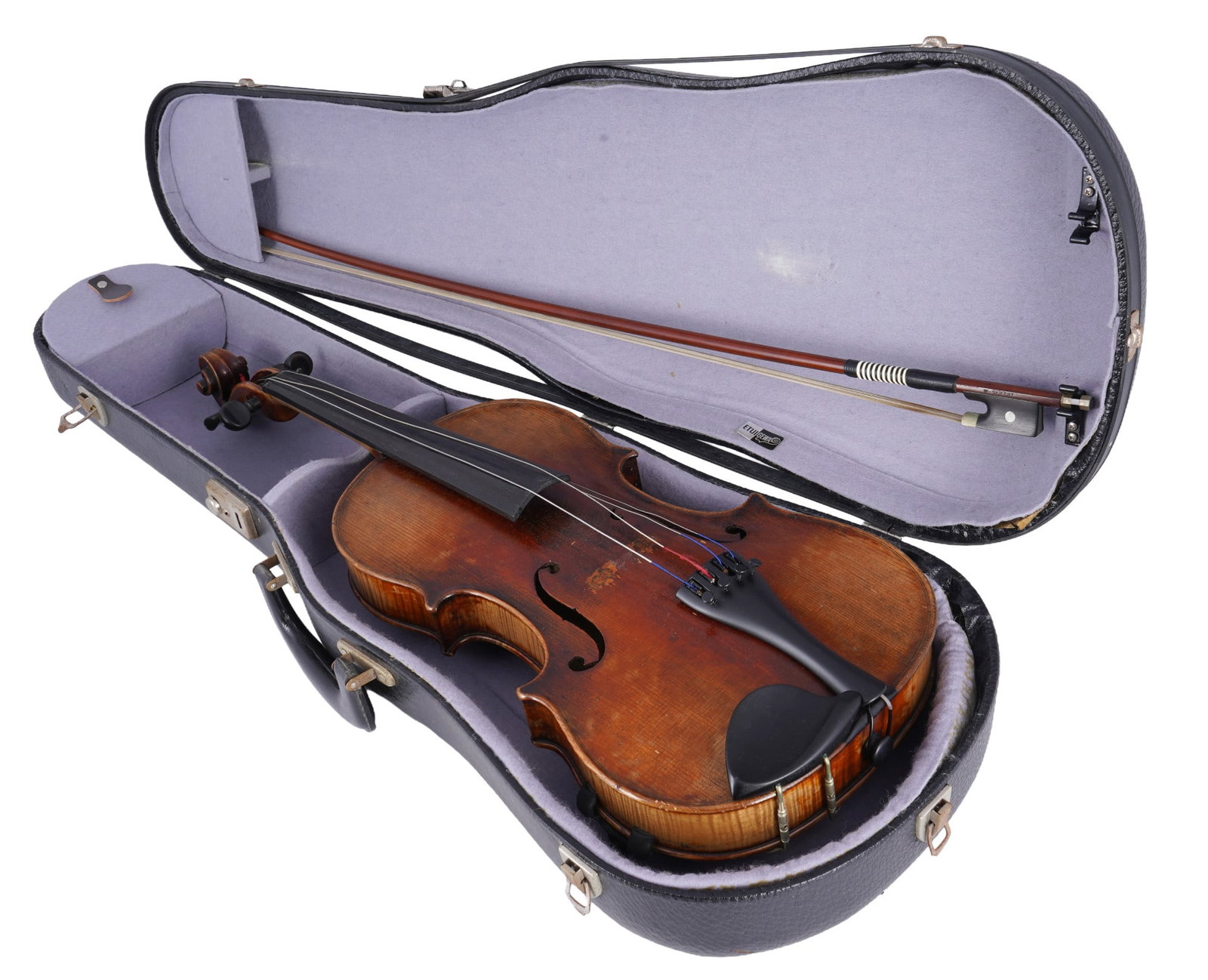 Viola with W. Seifert bow and case - early 20th century (1 of 14)