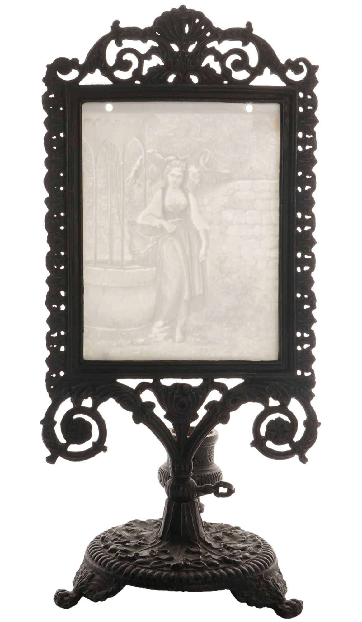Schierholz sickle mark lithophany - young loving couple, (1 of 9)