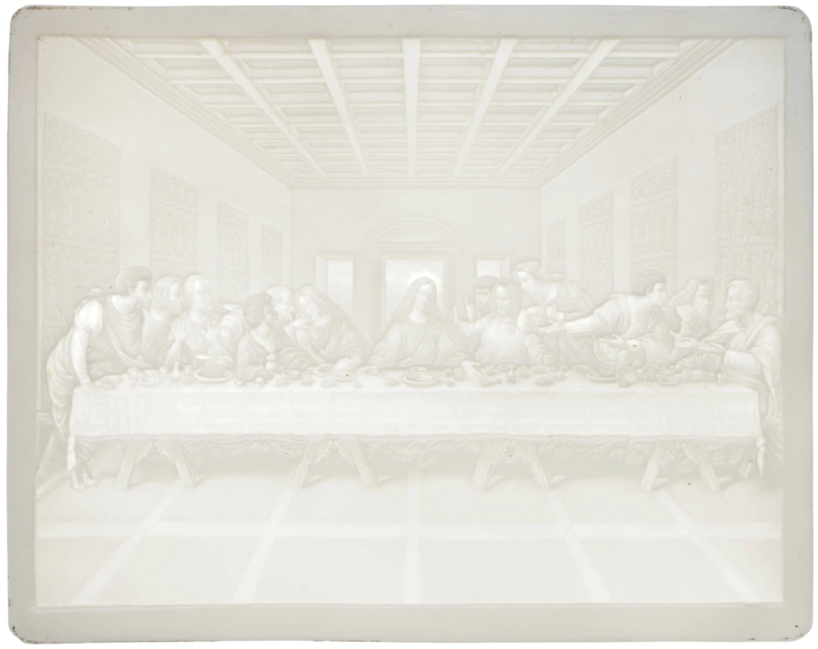 PPM Schierholz Lithophany - The Last Supper after Leonardo da Vinci, (1 of 4)