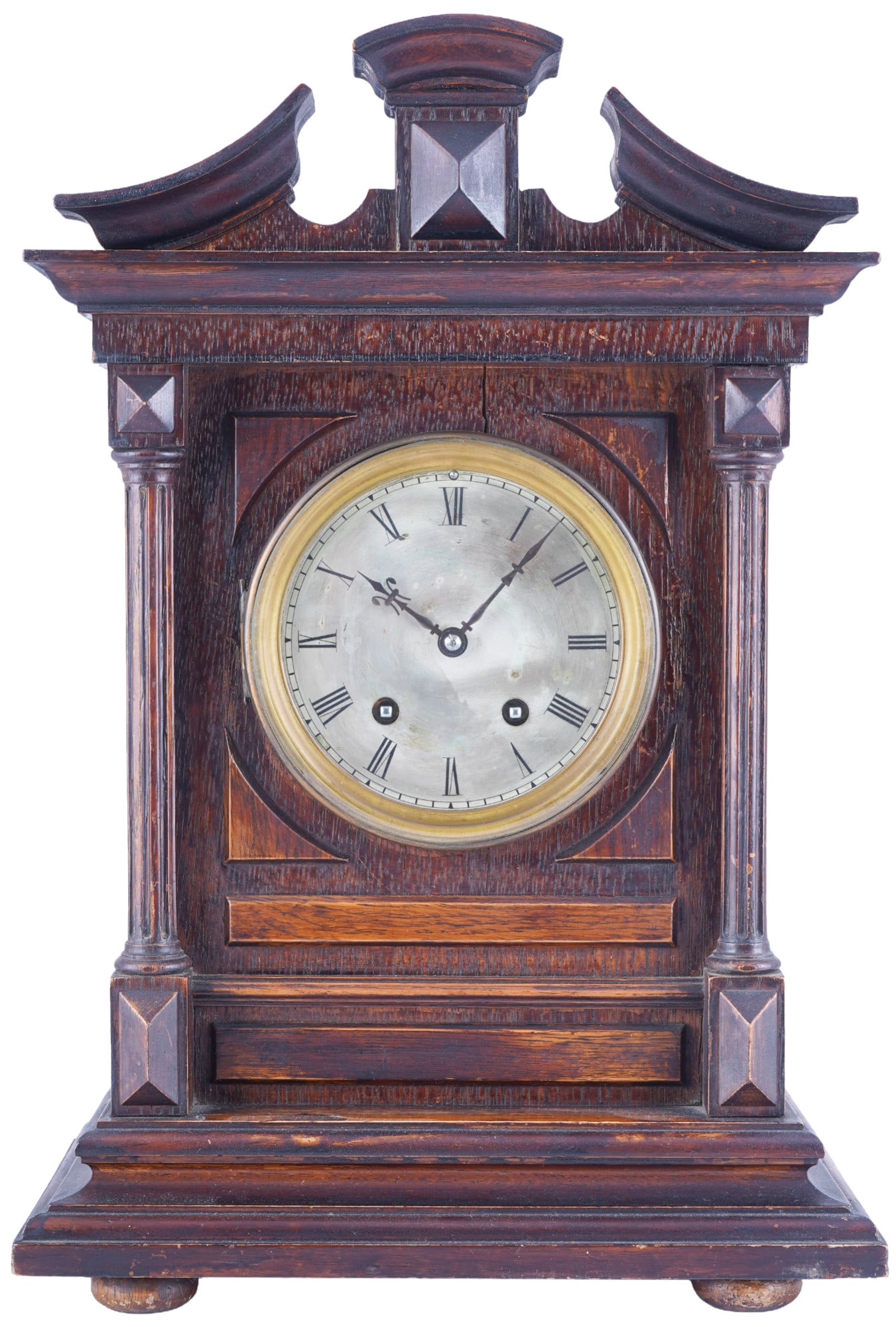 A.G.U. Lenzkirch table clock / wall clock circa 1890, (1 of 7)