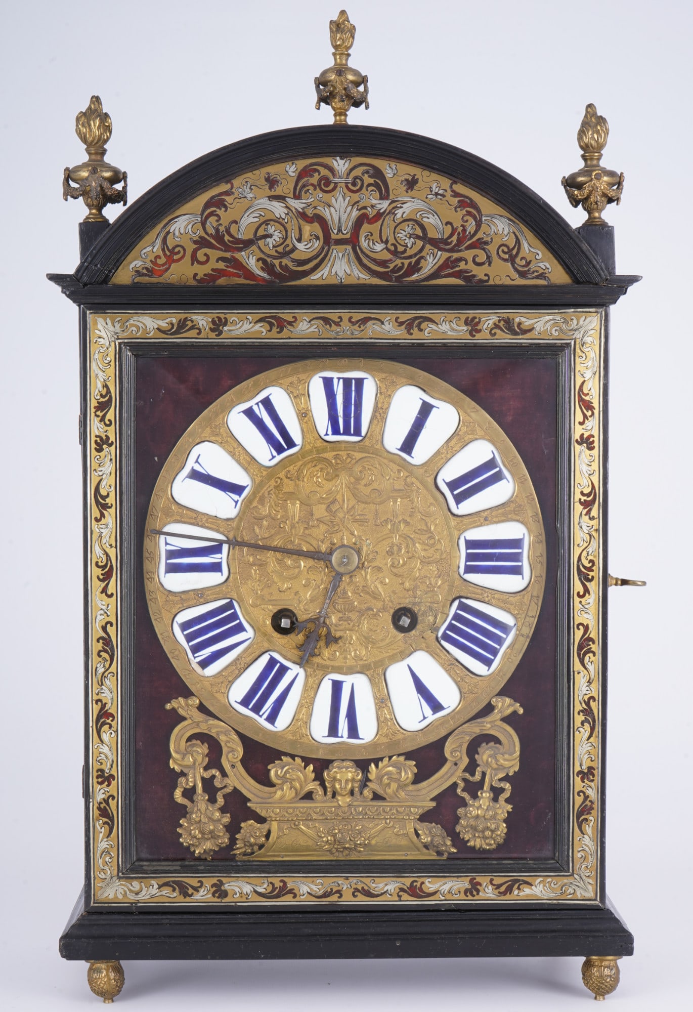 Large mantel clock Du Chesne / P.F. Le Doux Paris, France 18th century (1 of 15)