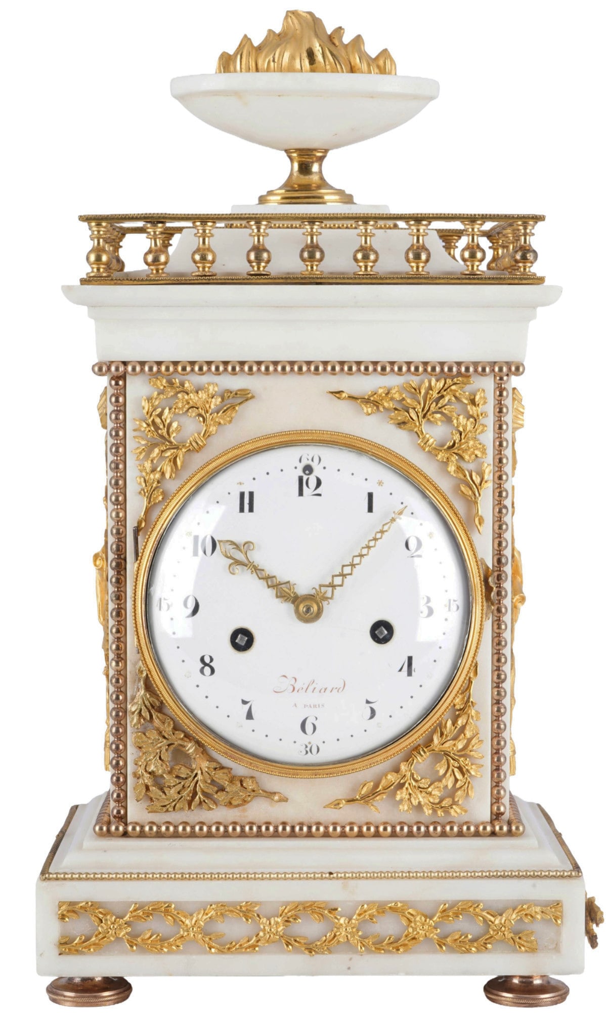 Large Louis XVI mantel clock, Beliard Paris, France, circa 1800 (1 of 8)
