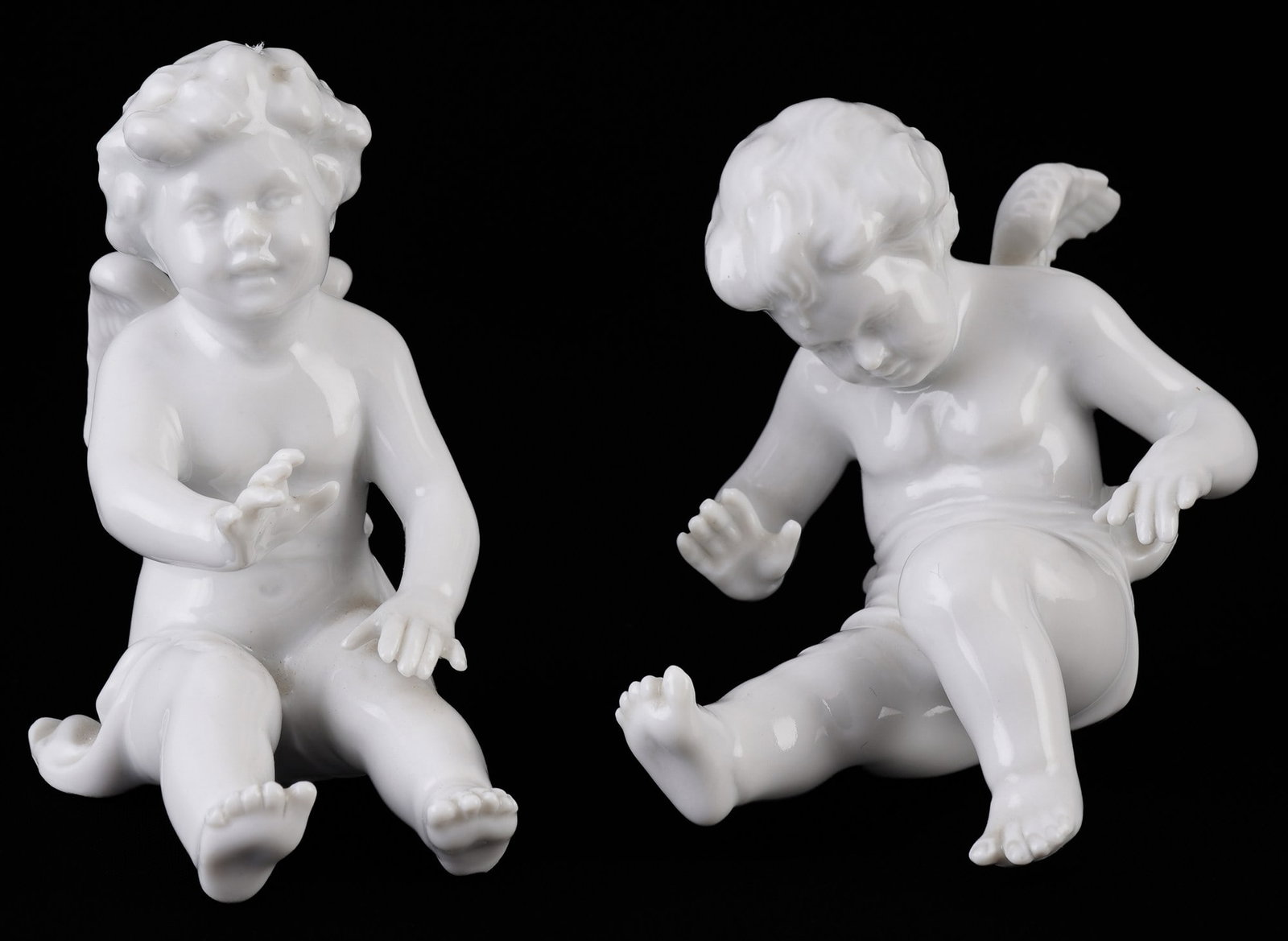 Oldest Volkstedt 2 cherubs, (1 of 7)