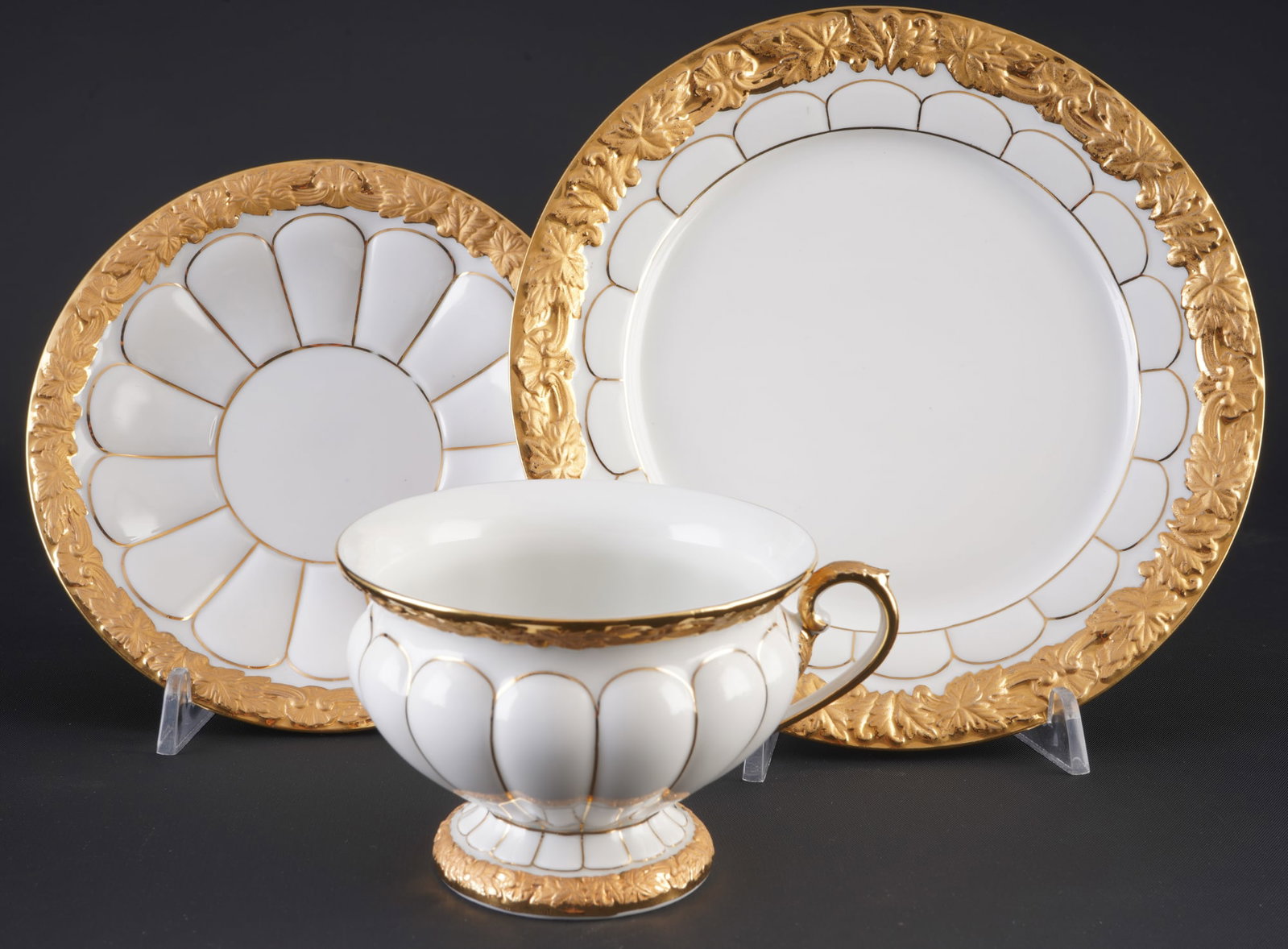 Meissen X-Form coffee place setting, (1 of 4)