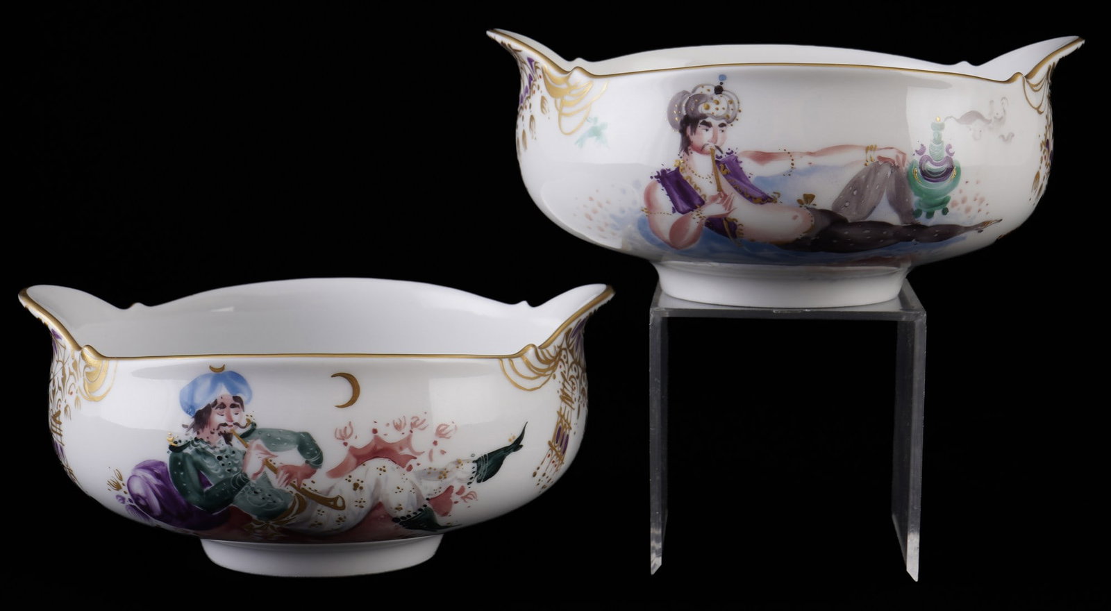 Meissen Arabian Nights 2 splendid bowls 1st choice - ZEPNER / WERNER, (1 of 7)