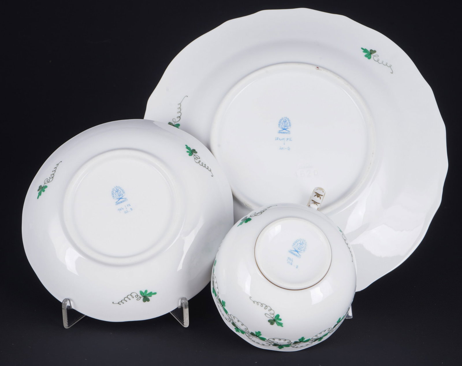 Herend Parsley 5 tea sets, - 3
