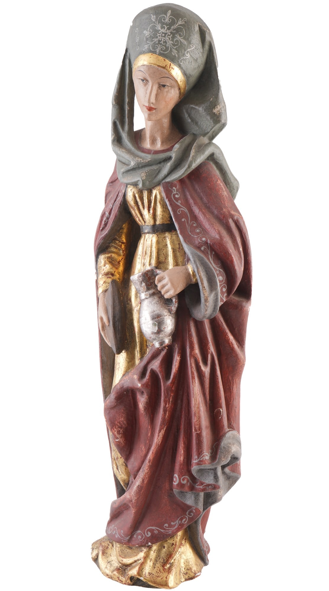 Large statue of a saint - Saint Elizabeth of Thuringia, (1 of 6)
