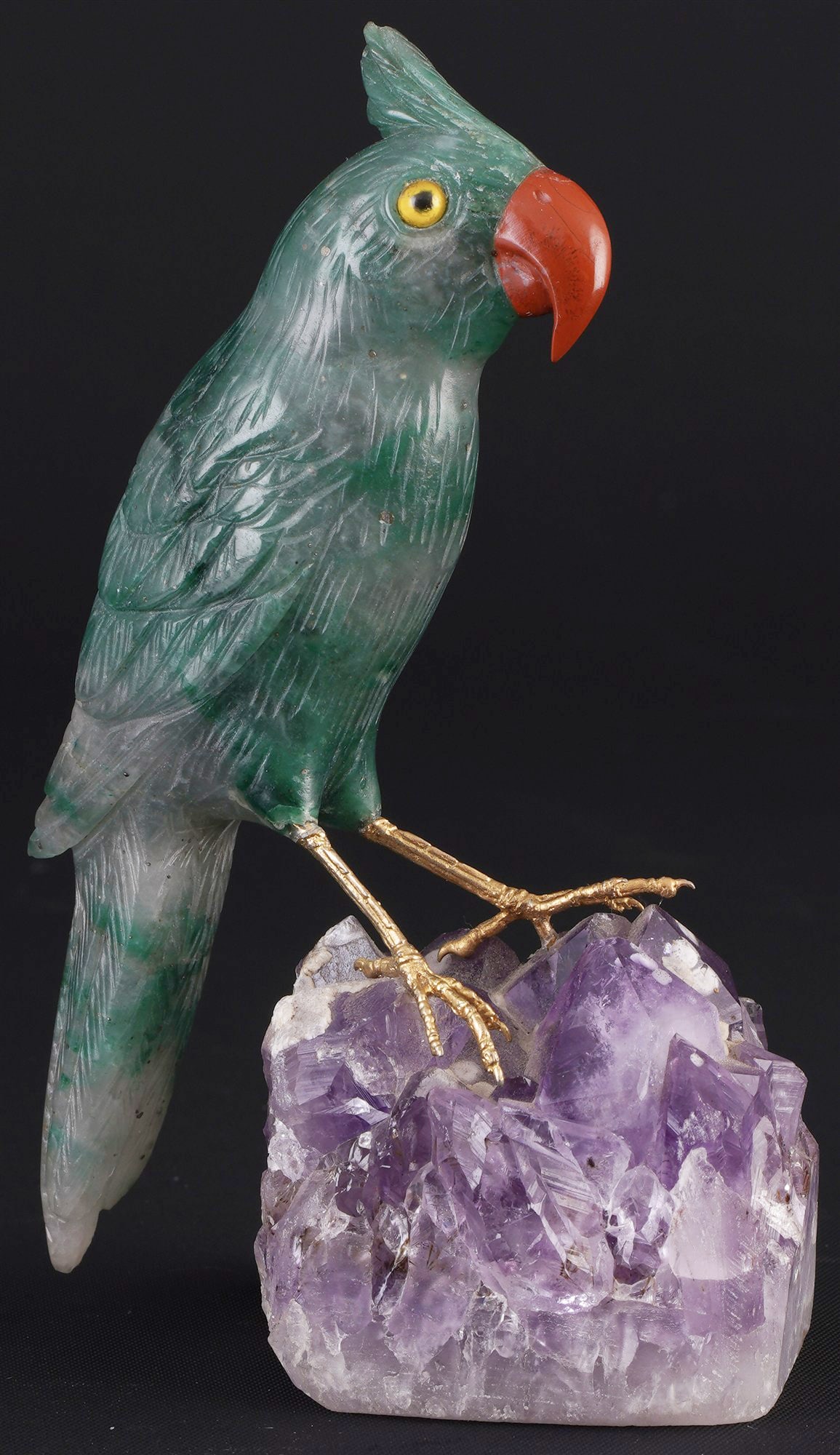 Parrot made of precious stones, (1 of 3)