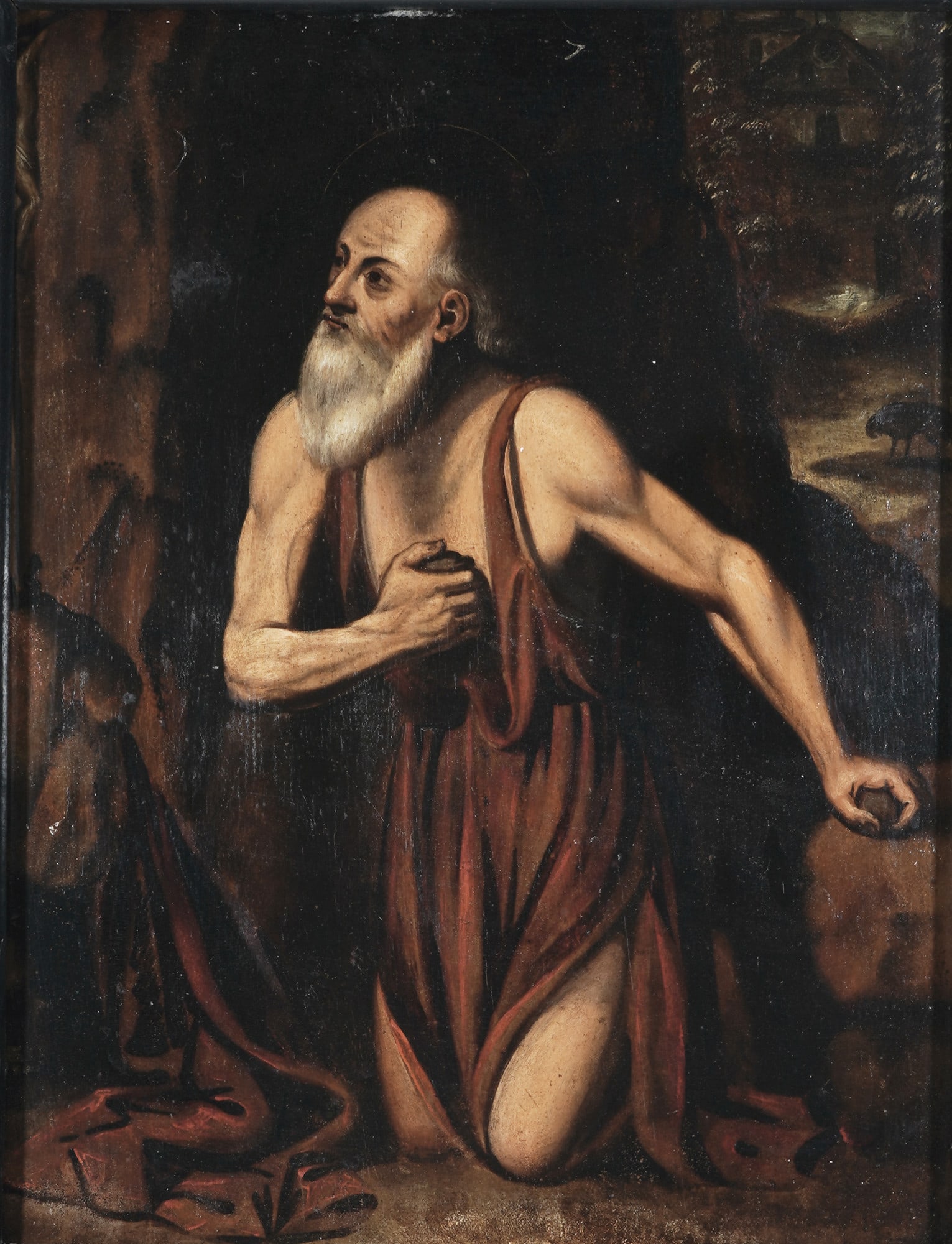 Flemish School, 17th century, Saint Jerome (1 of 4)
