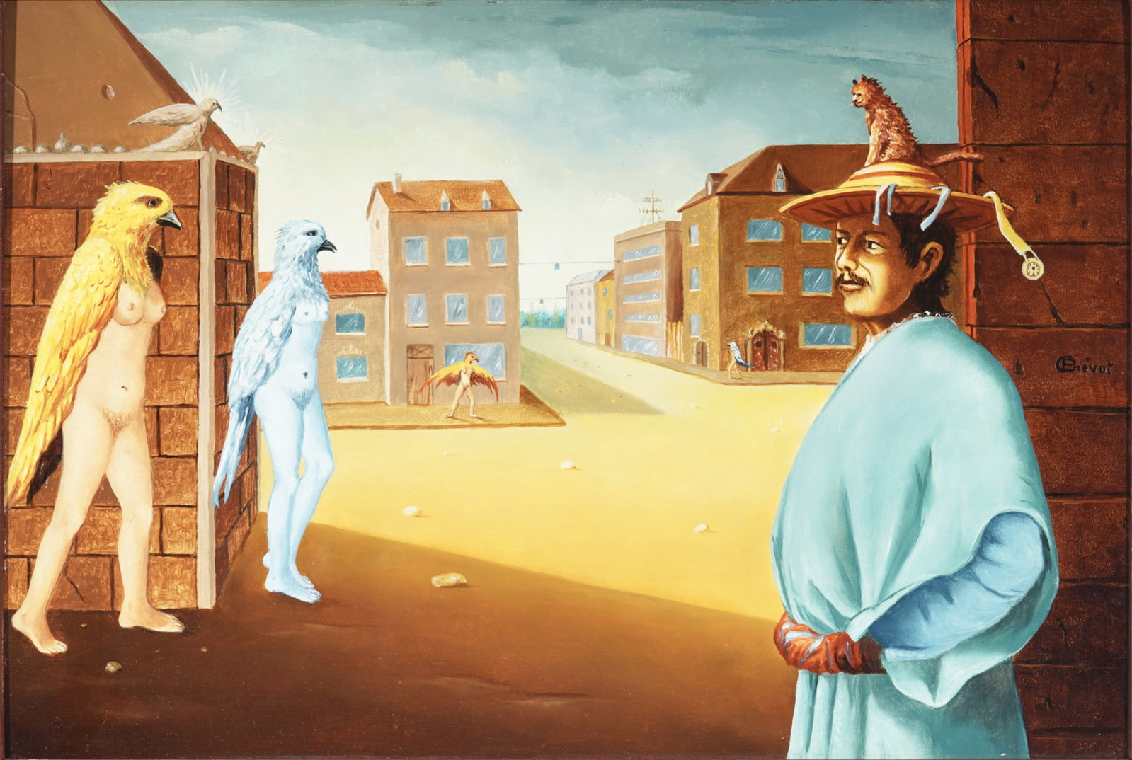 Carl PREVOT (*1933) The Beautiful Sunday 1972, (1 of 4)