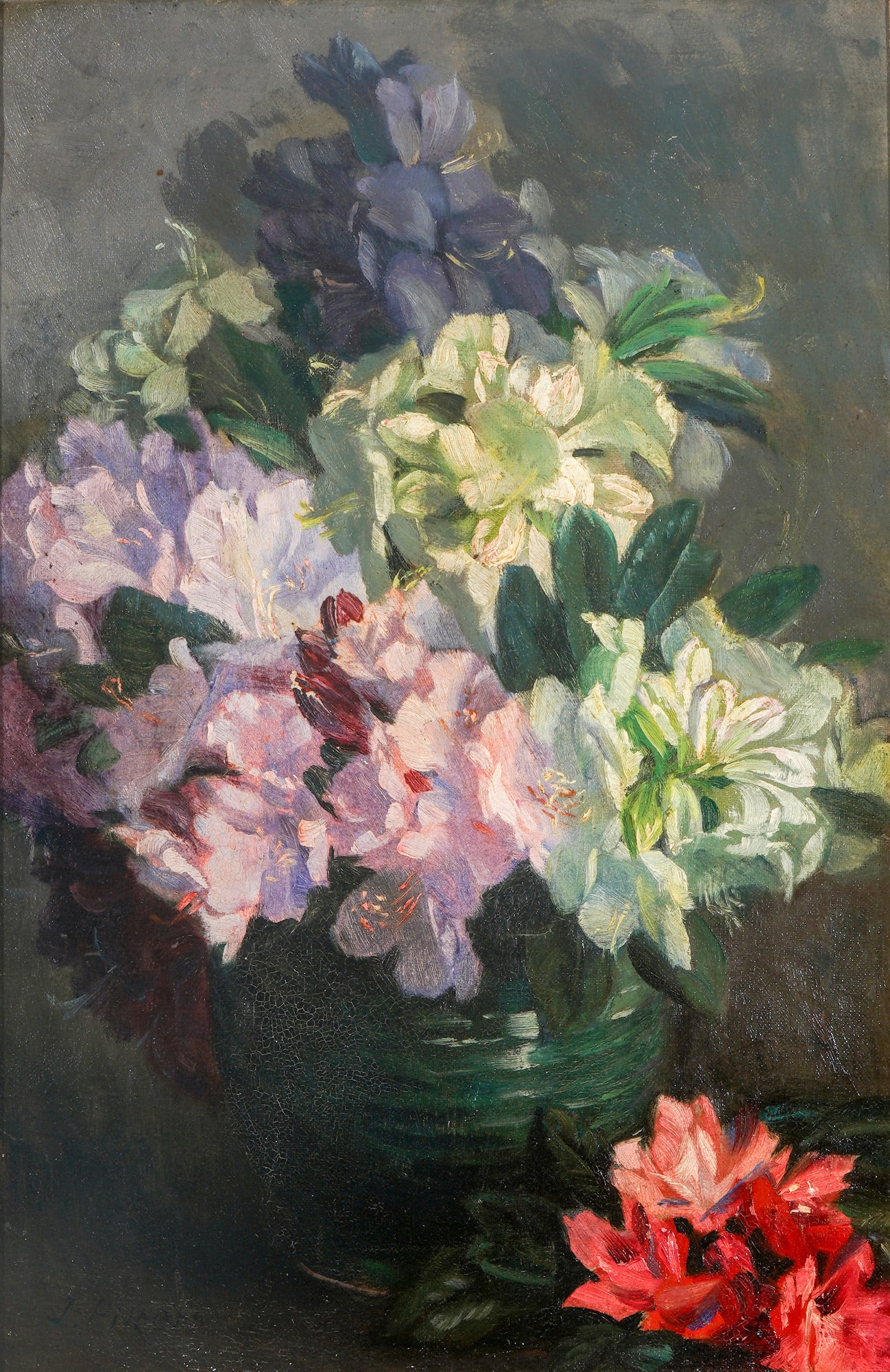 Joseph PILTERS (1877-1957) flower still life, (1 of 4)