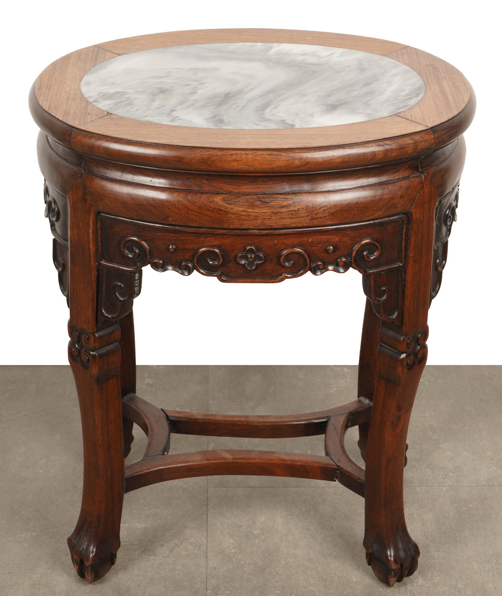 Side table with marble top, China Qing Dynasty, (1 of 8)